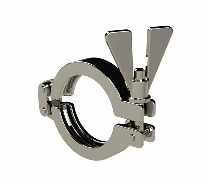 Set of 10 1" to 1.5" Sanitary High Pressure Tri-Clamps  SS316L 11324 